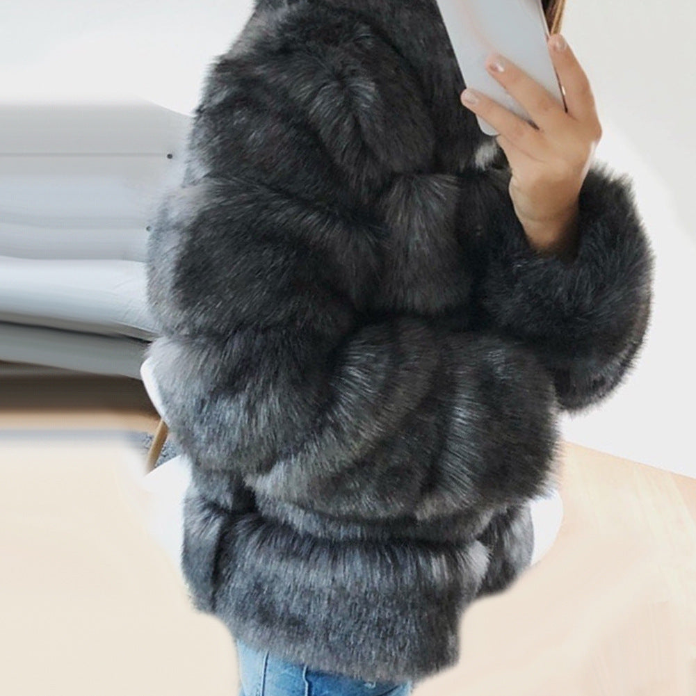 CALINE | Manteau Glamour En Fourrure