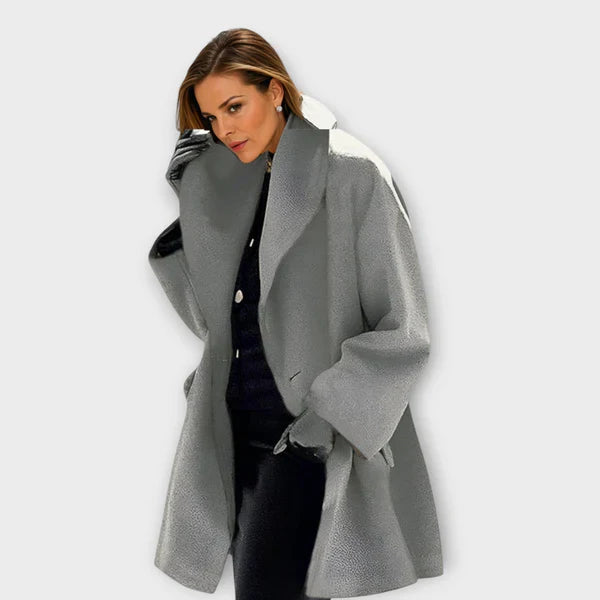 LUCILE | Manteau Laine Minimaliste