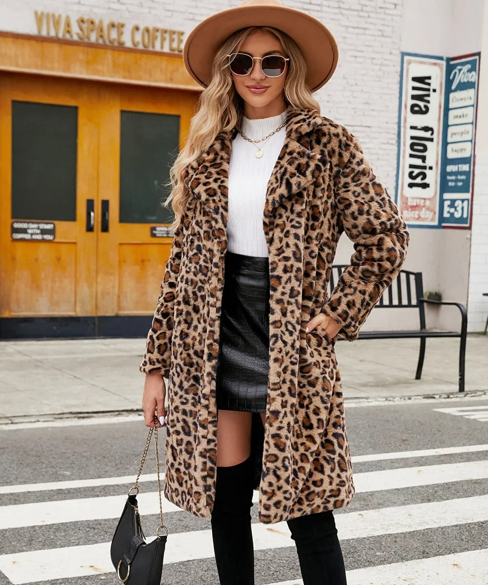 FURIA | Manteau Léopard Stylé