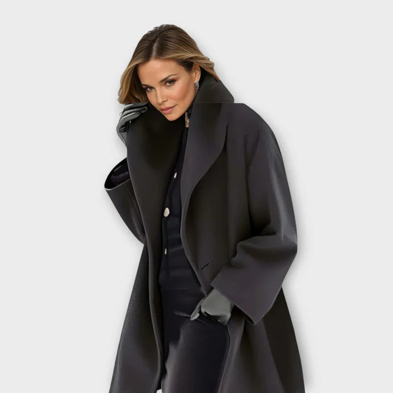 LUCILE | Manteau Laine Minimaliste