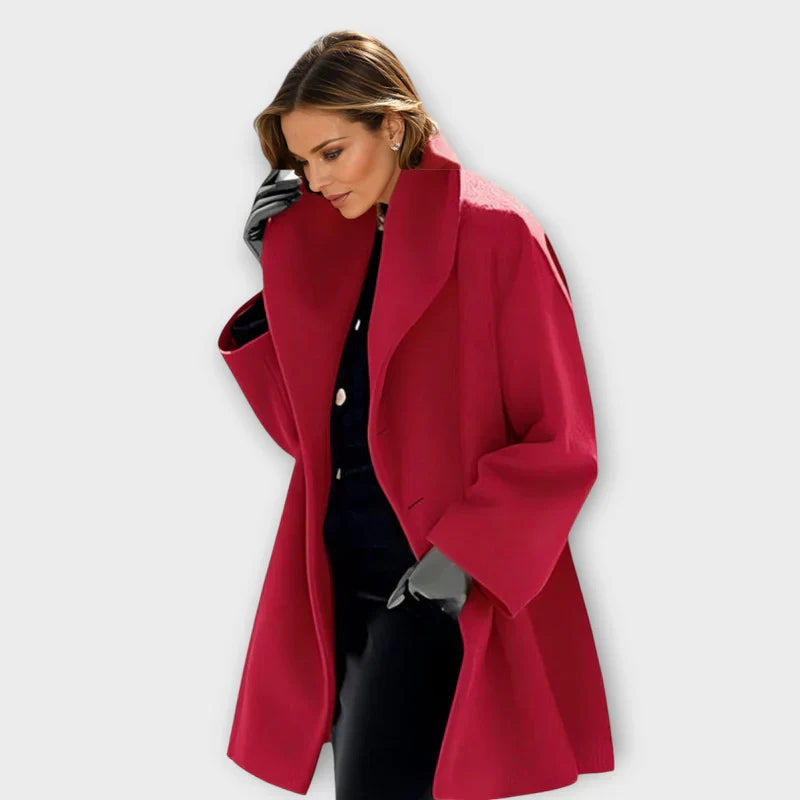 LUCILE | Manteau Laine Minimaliste