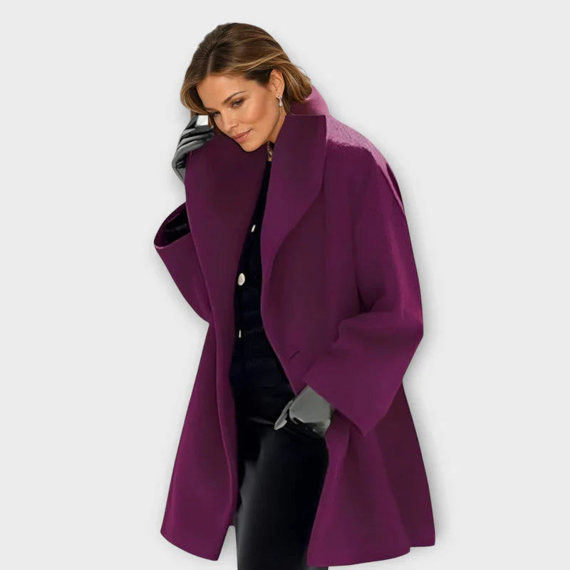 LUCILE | Manteau Laine Minimaliste