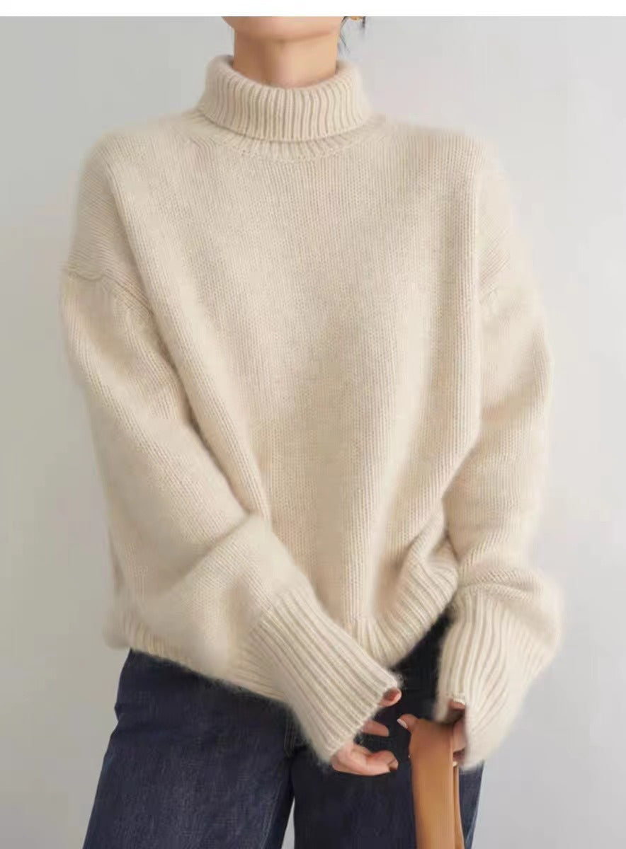 RINA | Pull En Cachemire A Col Montant