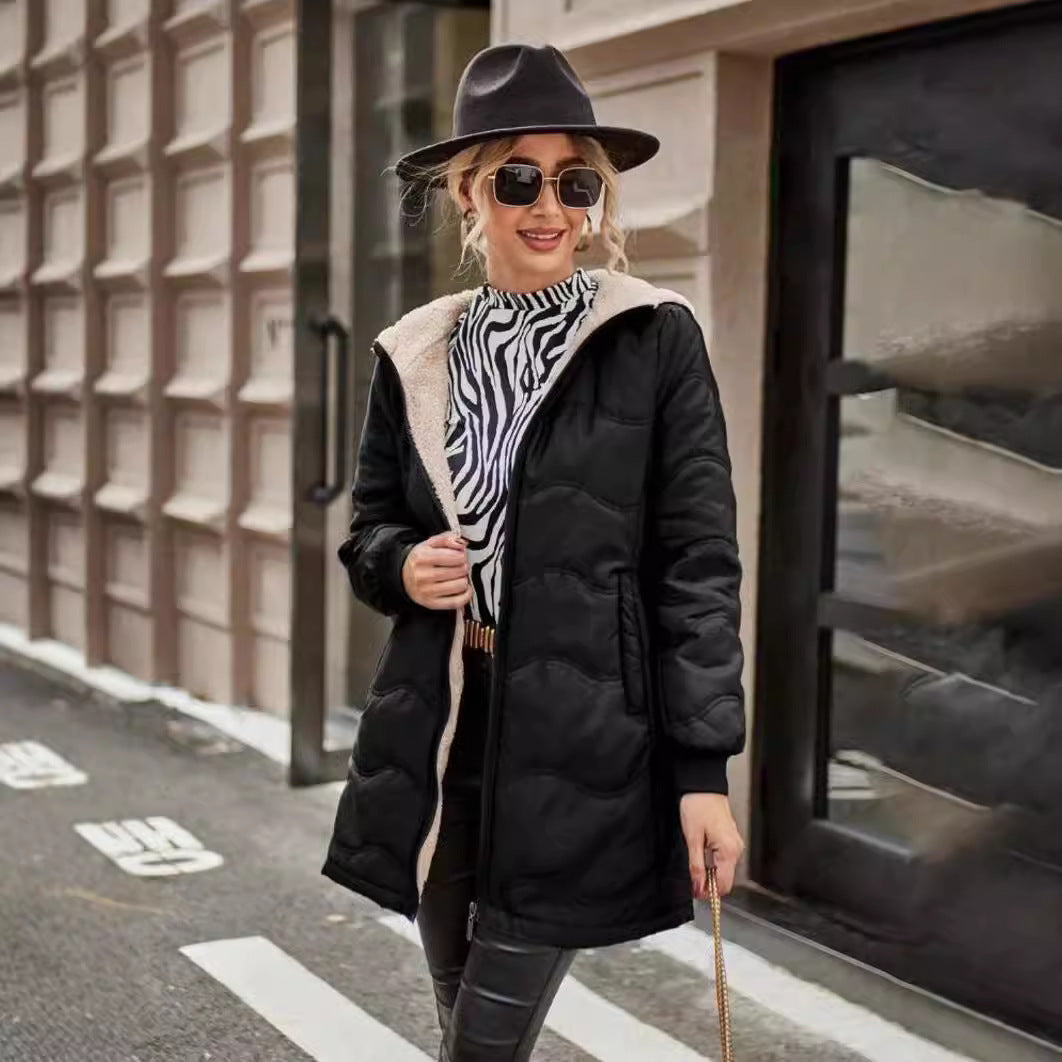 ÉLYSE | Manteau En Polaire A Capuche