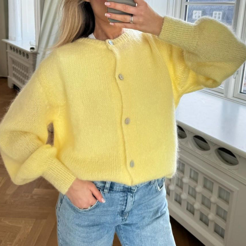 SOLÈNE | Cardigan Doux en Maille