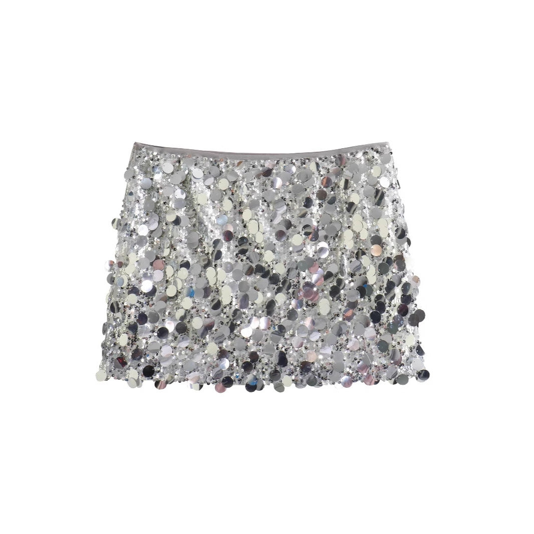 CAROLINE | Jupe Paillettes A-Line