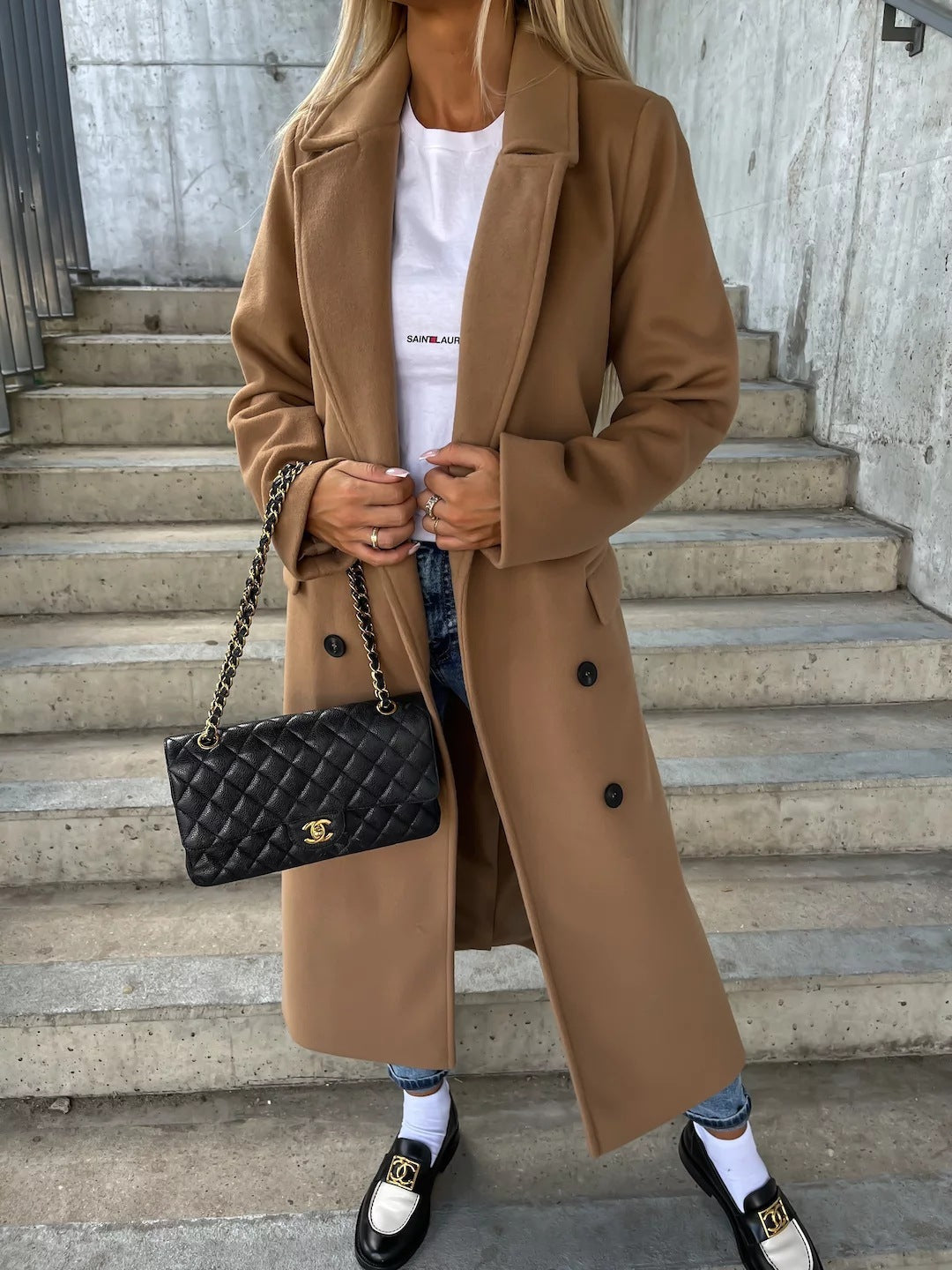 ÉLONIE | Manteau Long Élégance Hivernale