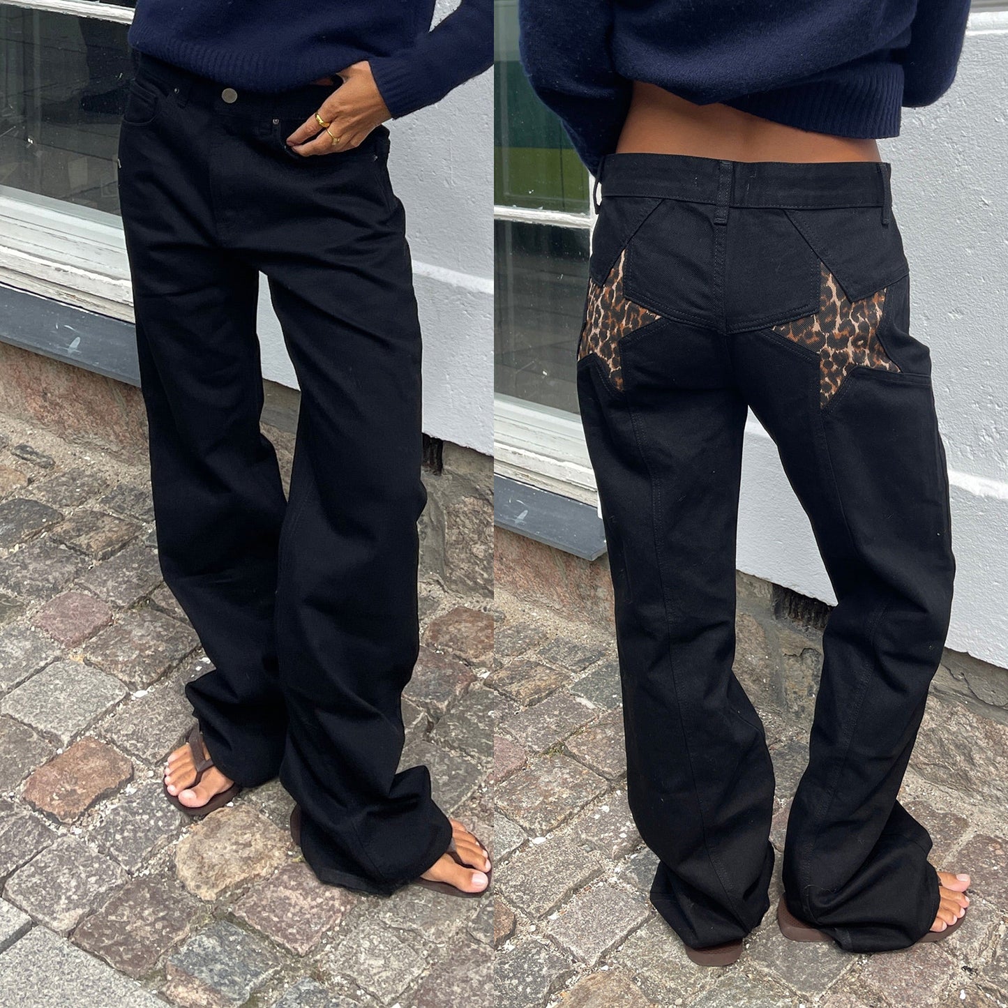 STELVIO | Jean Patchwork Rétro Étoilé