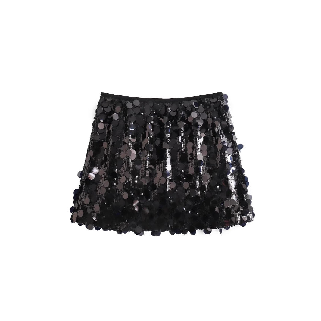 CAROLINE | Jupe Paillettes A-Line