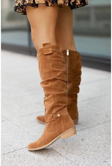 ELZA | Bottes Hautes En Daim