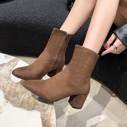 VIRGINIA | Suede Martin Boots