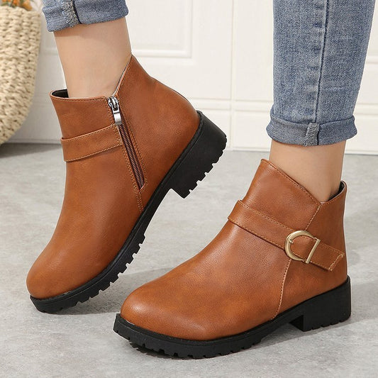 DORA | Short Leather Boots