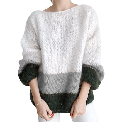 ELORA | Knitted Sweater With Fur
