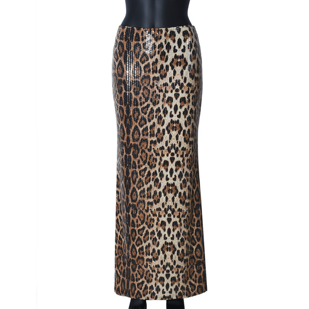 MAUD | Glamour Leopard Skirt