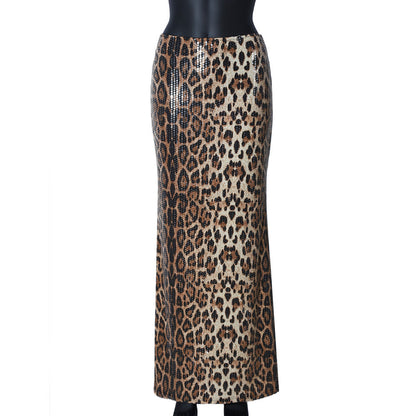 MAUD | Glamour Leopard Skirt