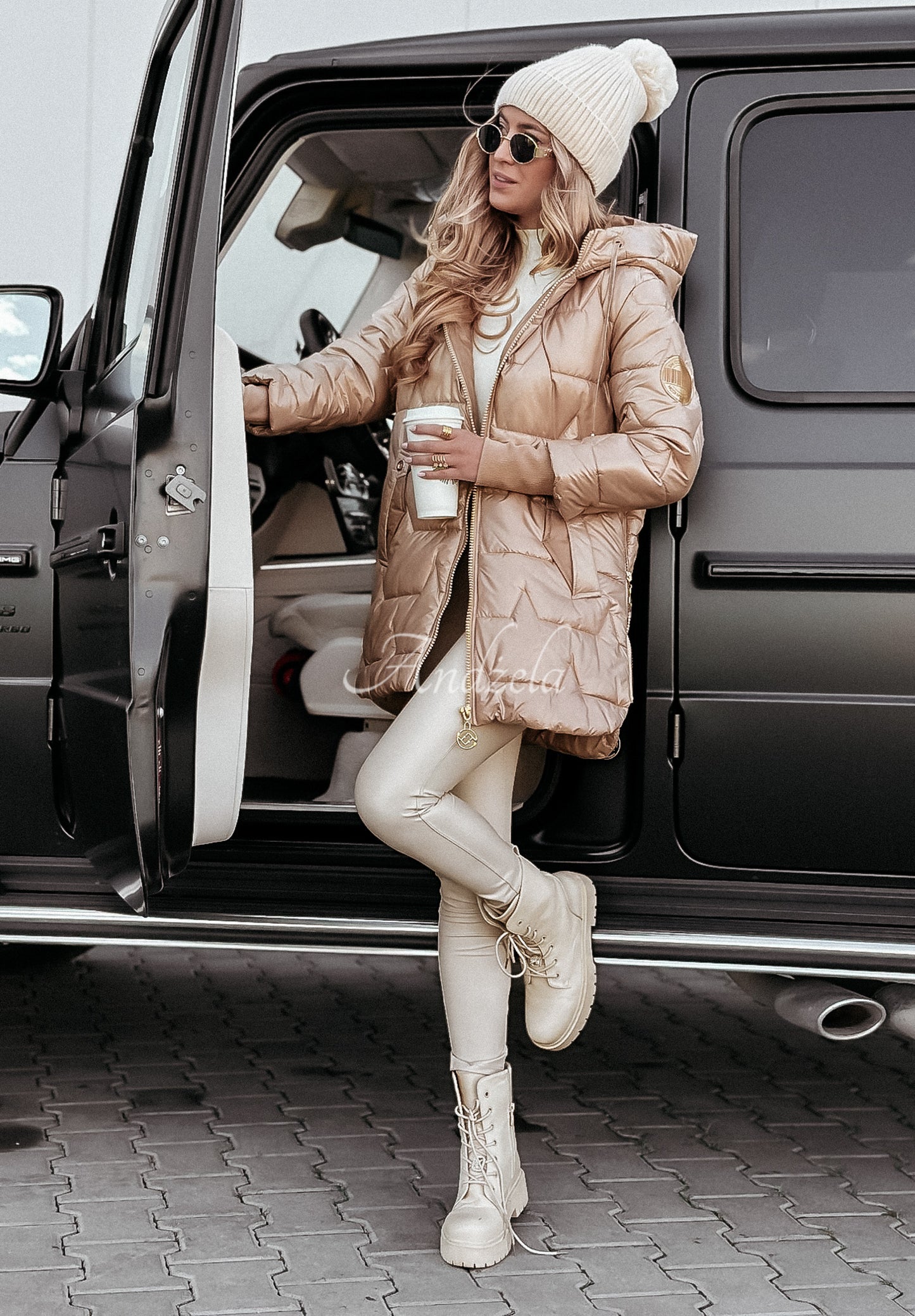 CHARLOTTE | Chaqueta de plumas Winter Elegance