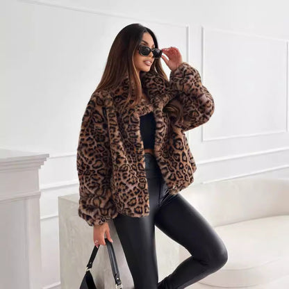 LEONIE | Leopard Short Coat
