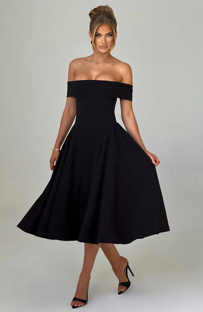 SABRINE | Robe Satinée Élégante