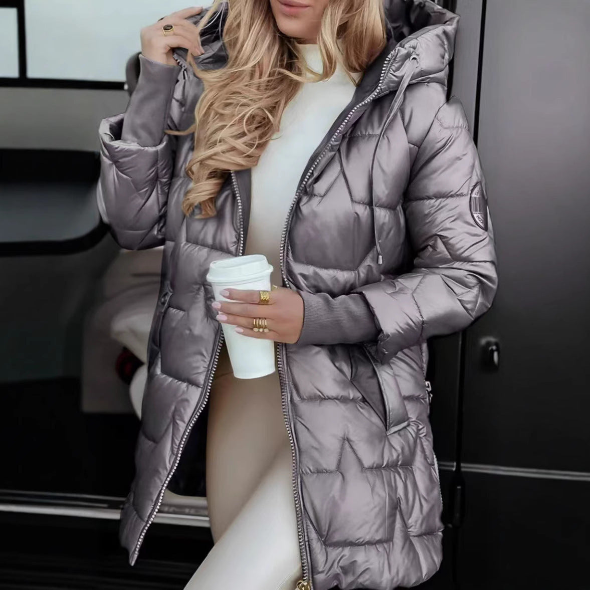 CHARLOTTE | Chaqueta de plumas Winter Elegance