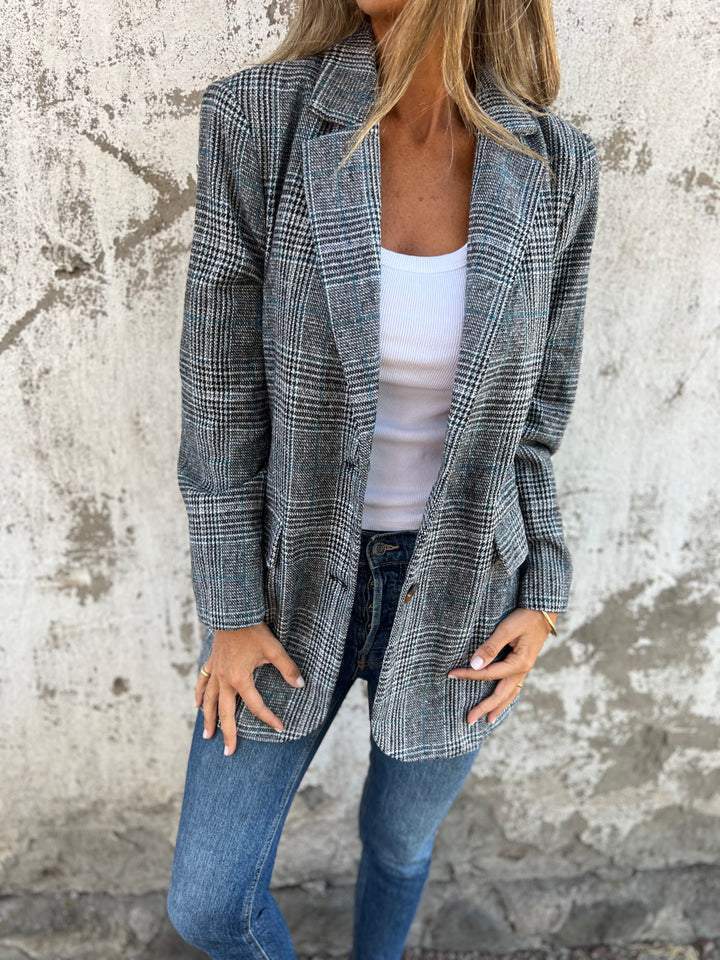 SOPHIE | Casual Houndstooth Jacket