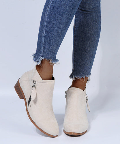 ALESSIA | Botas cortas de ante