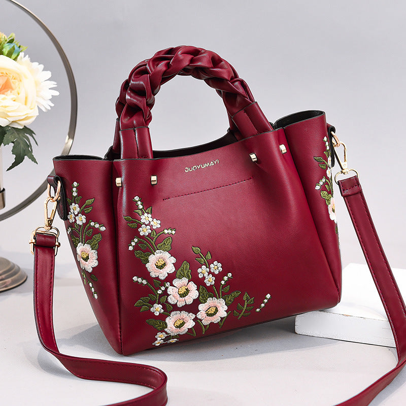 FLORA | Bolso de mano con cremallera 