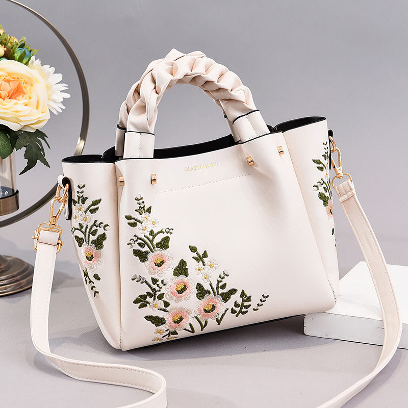 FLORA | Bolso de mano con cremallera 