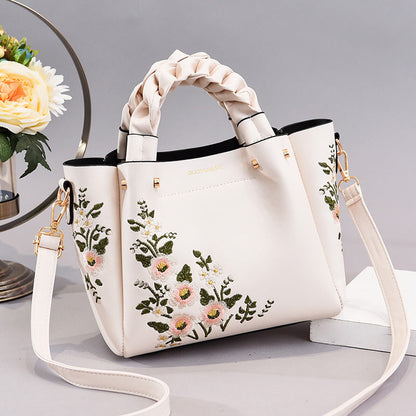 FLORA | Bolso de mano con cremallera 