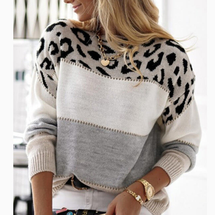 FÉLINA | Chic Casual Leopard Sweater