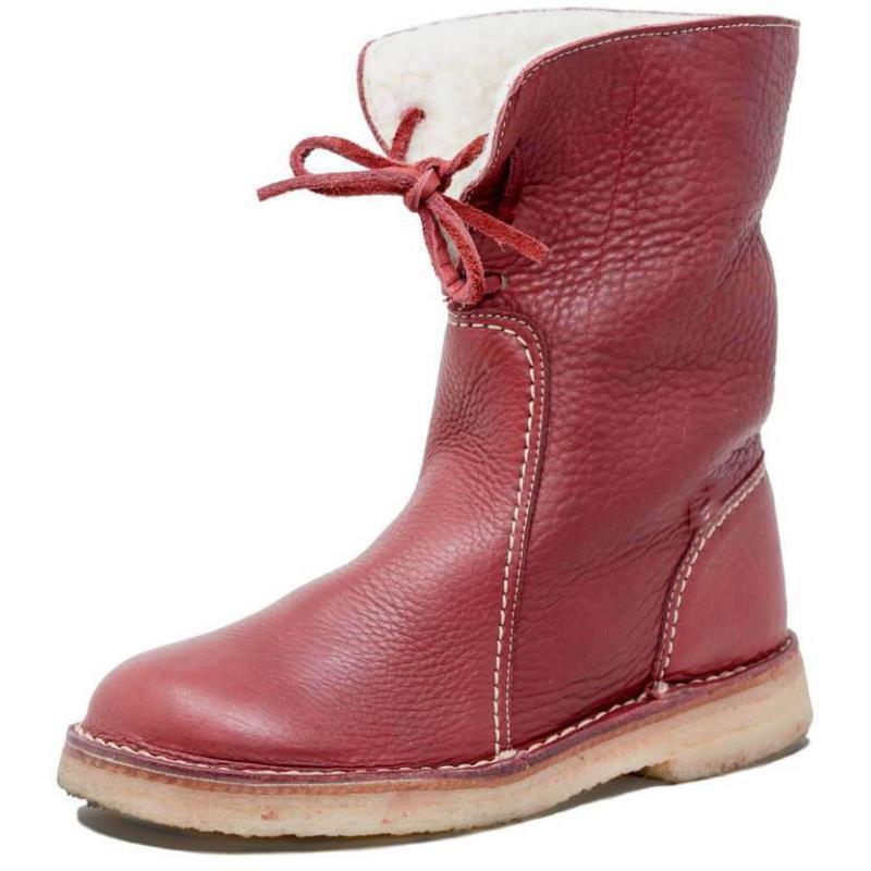 CHILA | Botas de piel y felpa