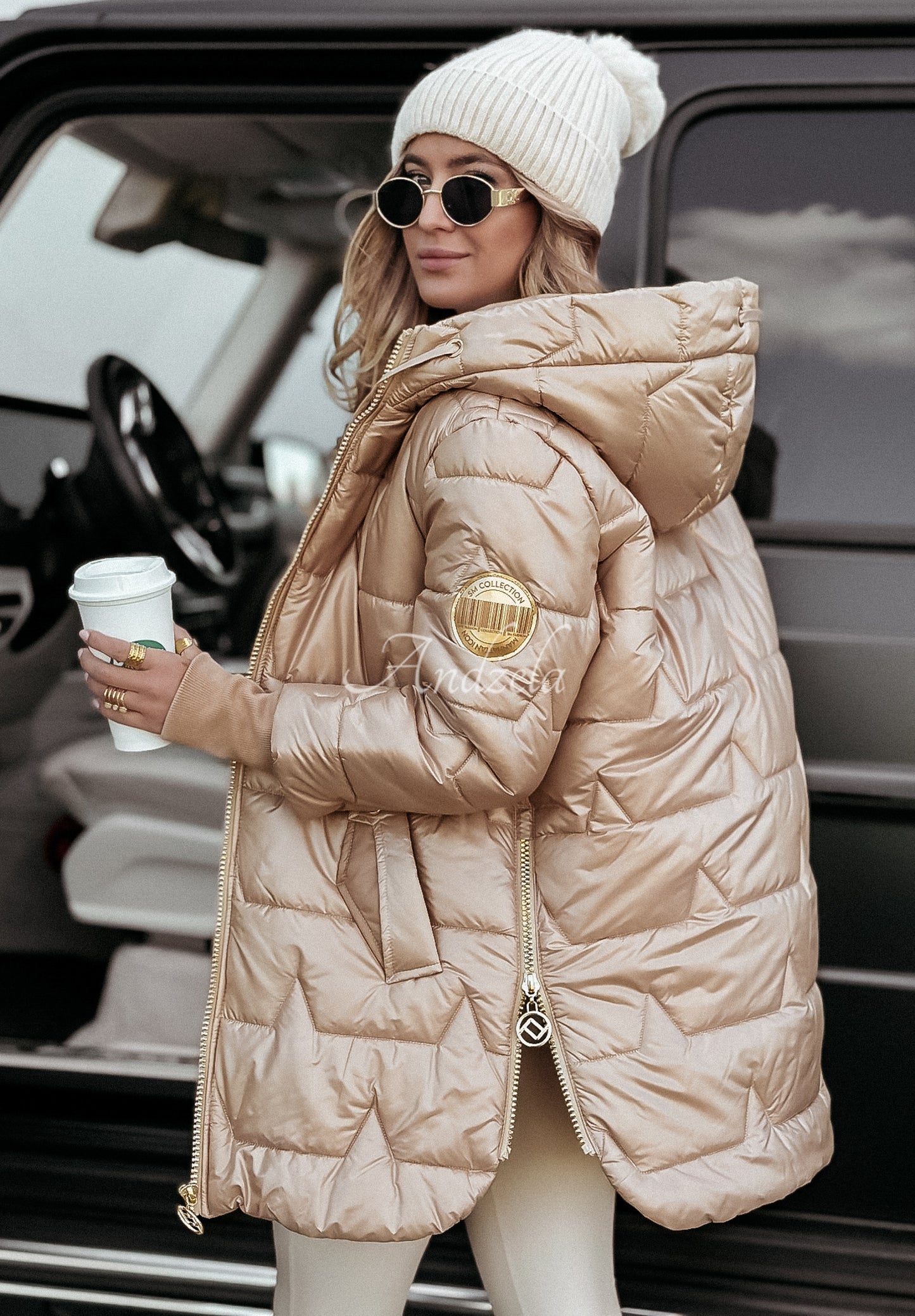 CHARLOTTE | Chaqueta de plumas Winter Elegance