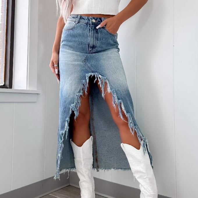 JADE | Vintage Jean Skirt