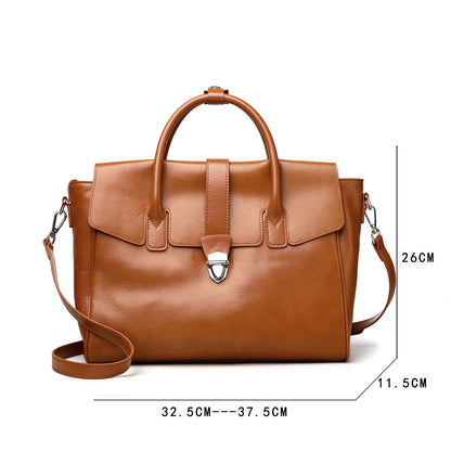 OLIVIA | Vintage Spacious Shoulder Bag 
