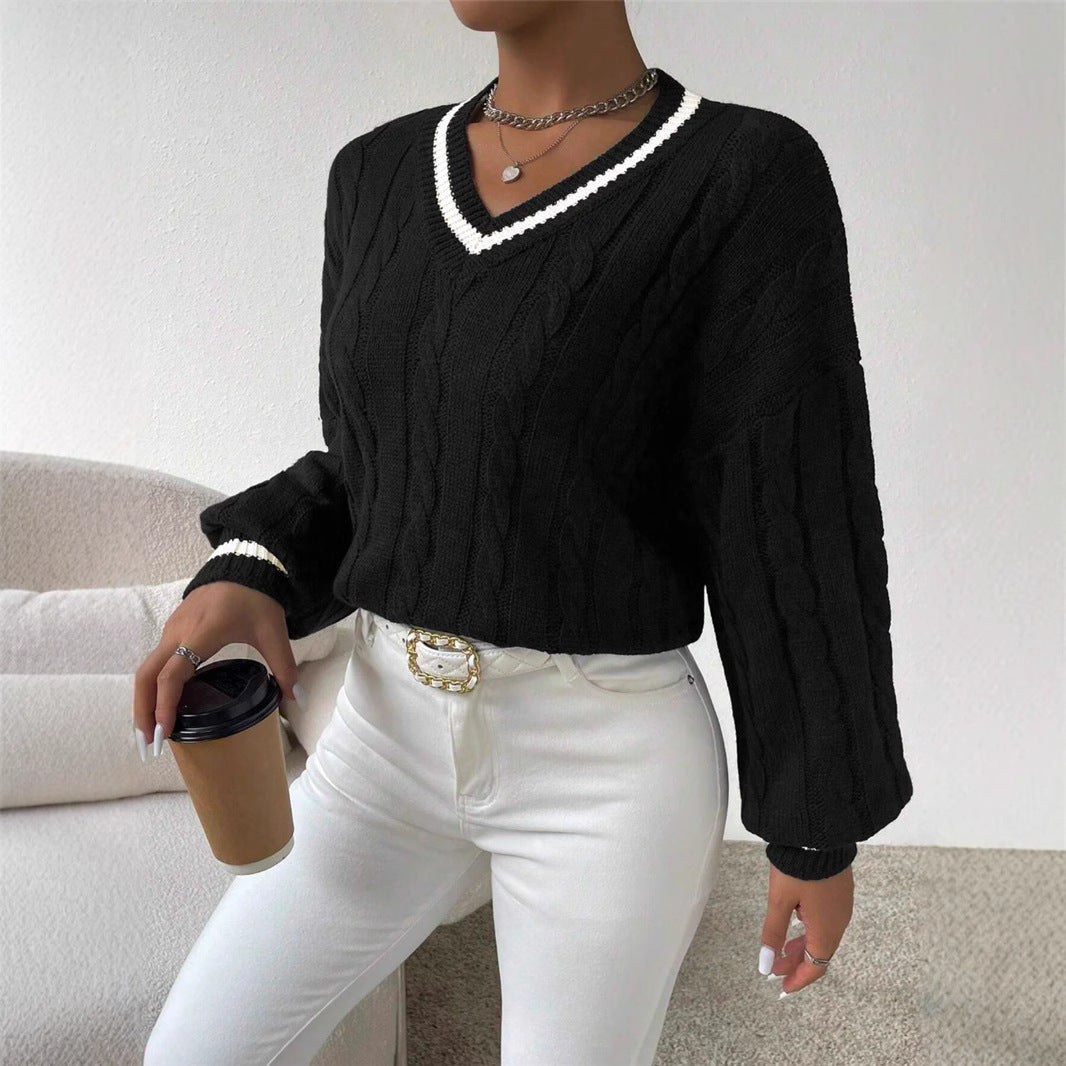 IRIS | Elegant V-Neck Sweater
