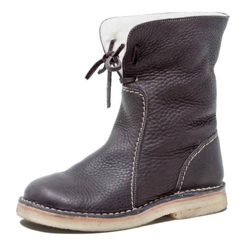 CHILA | Botas de piel y felpa