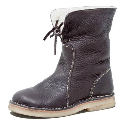 CHILA | Botas de piel y felpa