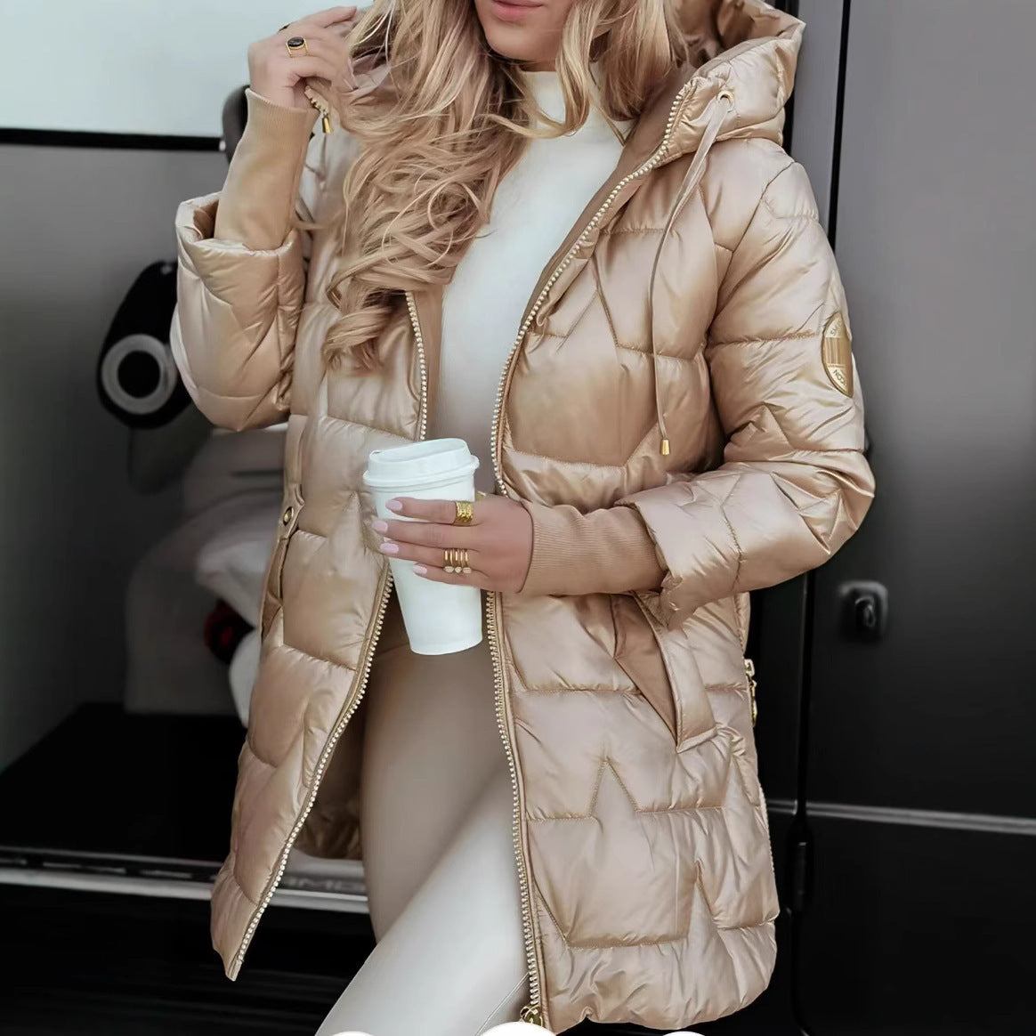 CHARLOTTE | Chaqueta de plumas Winter Elegance