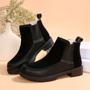VISTA | Bottines Courtes A Talon Plat