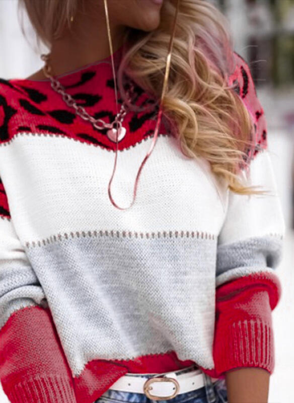 FÉLINA | Chic Casual Leopard Sweater