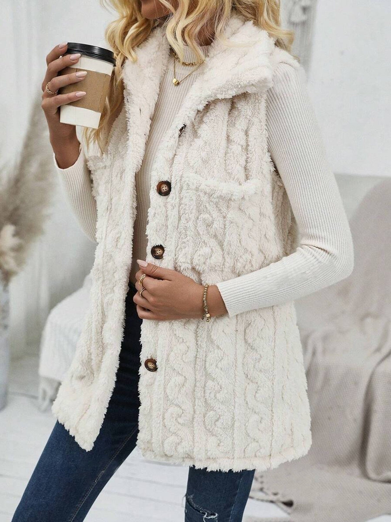 PAULINE | Chic Double-Face Cardigan