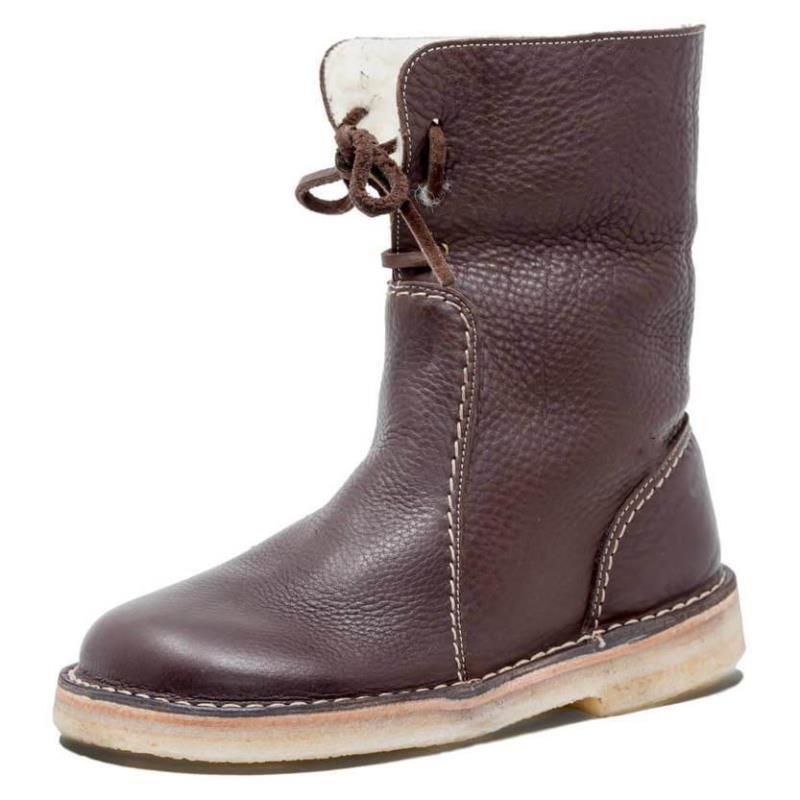 CHILA | Botas de piel y felpa