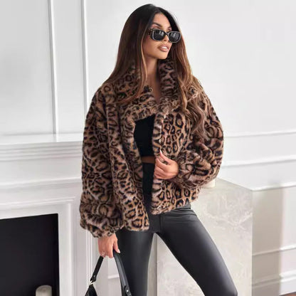 LEONIE | Leopard Short Coat