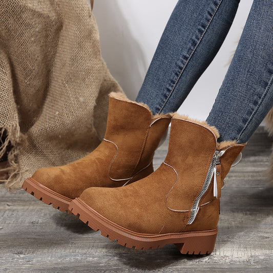 CHILI | Fur-lined Suede Boots