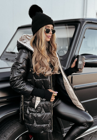 CHARLOTTE | Chaqueta de plumas Winter Elegance