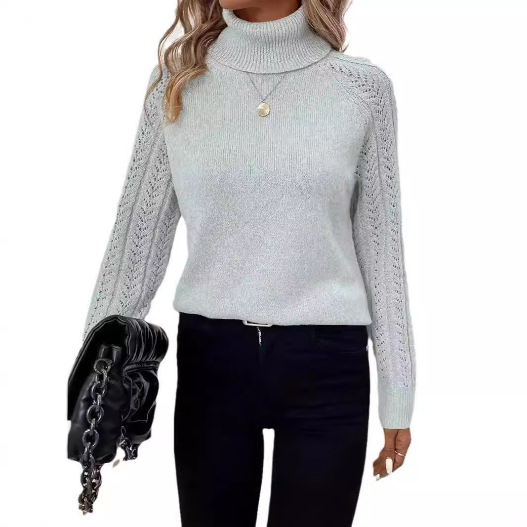 CELINE | Openwork Turtleneck Sweater