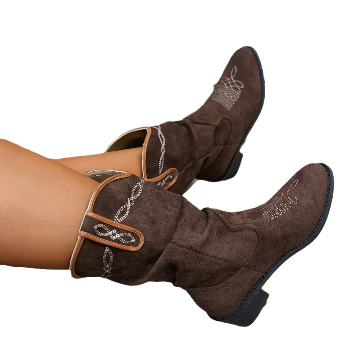 SIERRA | Vintage Embroidered Cowboy Boots