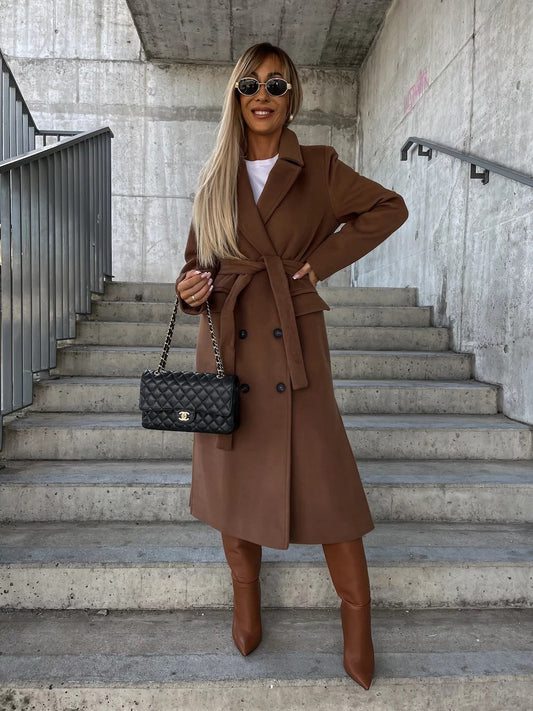 ÉLONIE | Winter Elegance Long Coat
