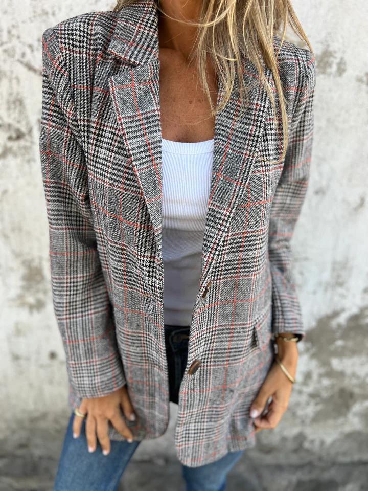 SOPHIE | Casual Houndstooth Jacket