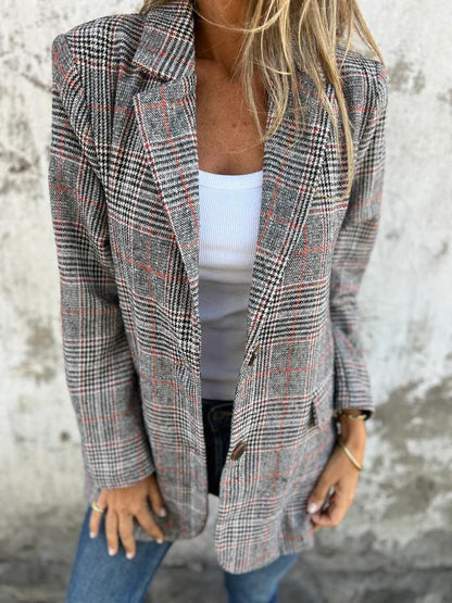 SOPHIE | Casual Houndstooth Jacket