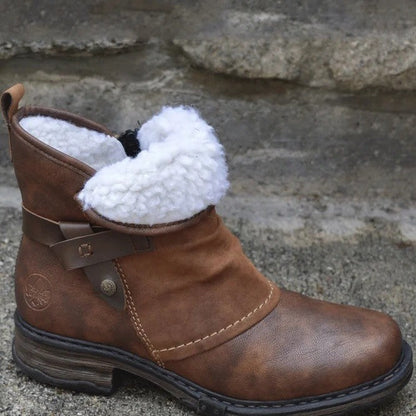 CARA | Elegant Low Heel Ankle Boots